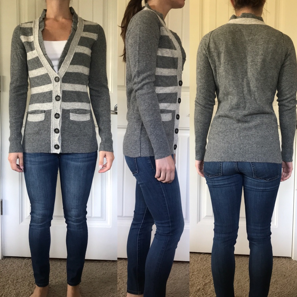 Banana Republic 100% merino wool cardigan sweater